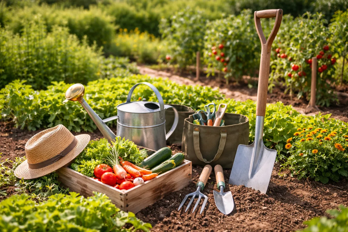 Quels outils de jardin sont essentiels pour un jardin potager réussi