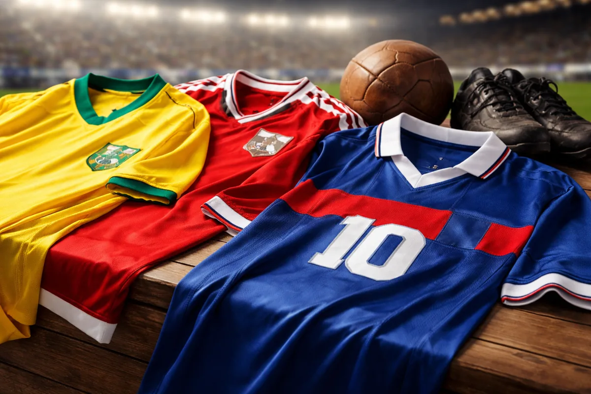 Comment les maillots de football ont évolué au fil des décennies