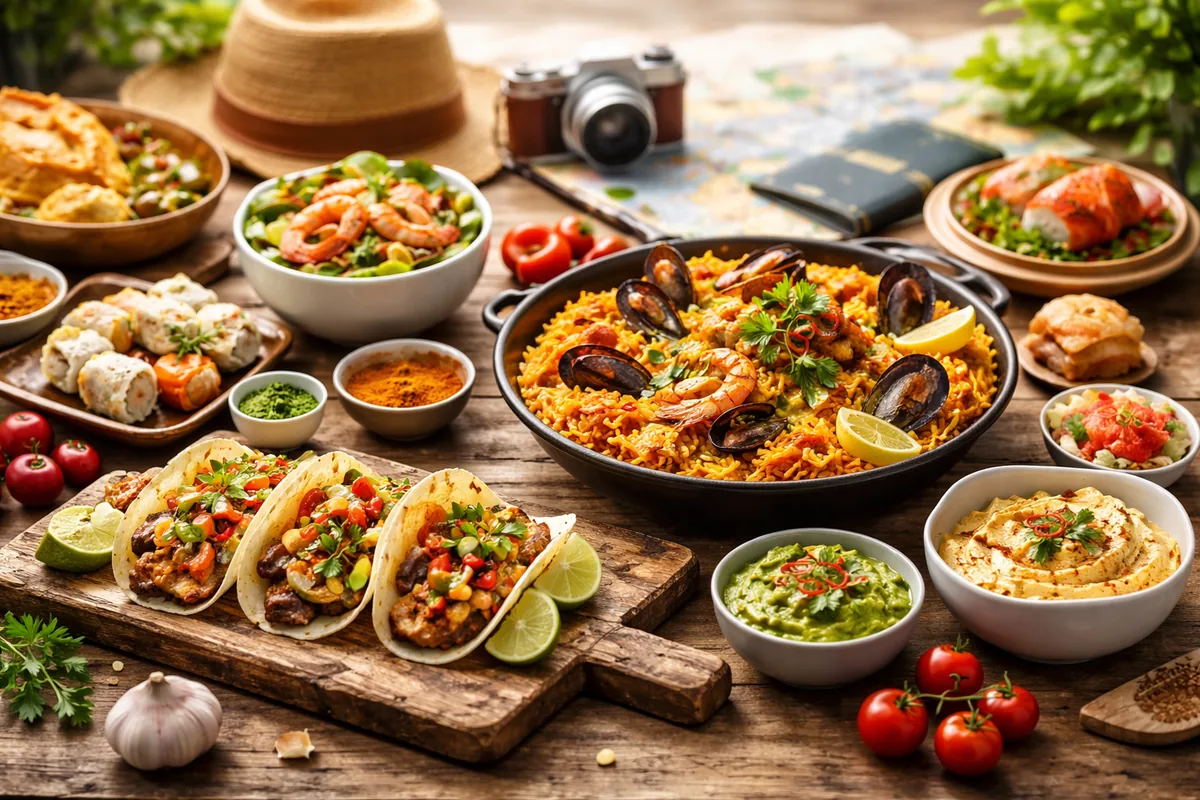 Comment allier voyages gourmands et cuisine du monde pour un bien-être savoureux