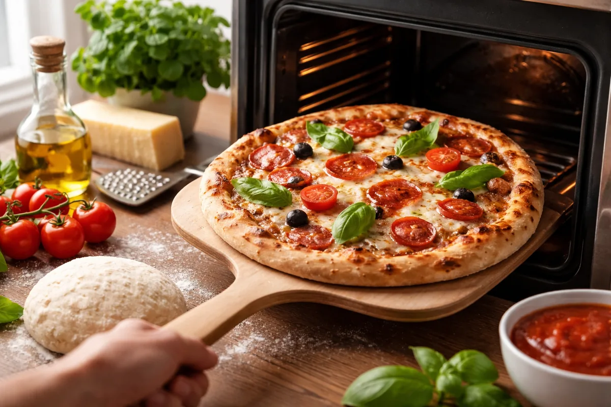 Comment réussir la cuisson d'une pizza maison avec un four classique